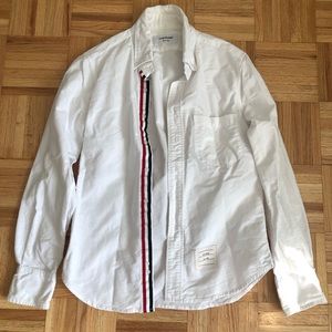 Womens thom browne shite shirt size 1
